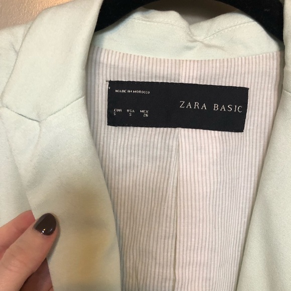 Mint green blazer - Picture 2 of 2
